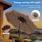 2dekans | Coast Parasol – Hawaïaanse Stijl & LED-verlichting, Ophalen of Verzenden, Zo goed als nieuw