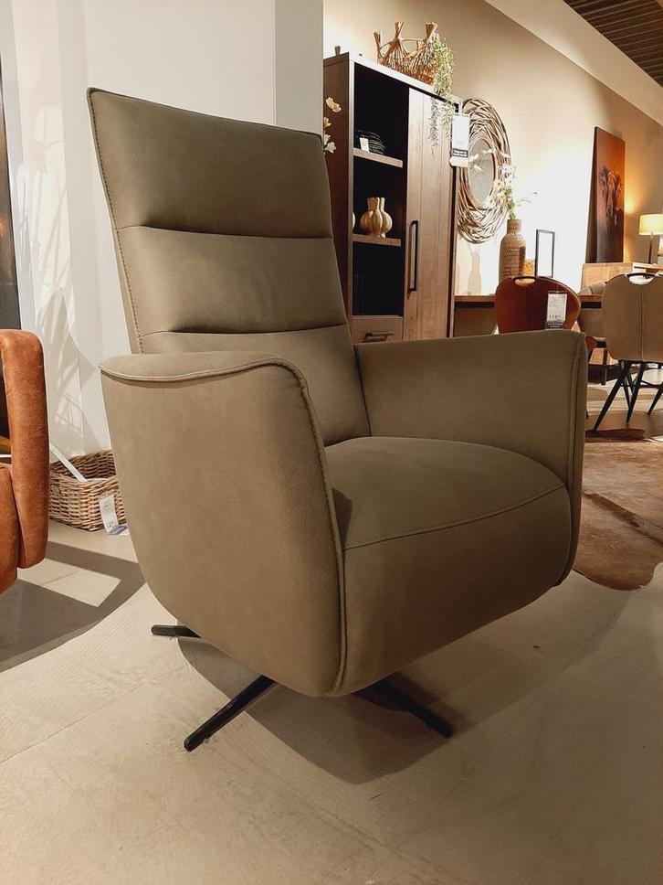 Relaxfauteuil Seduto - hunter **SHOWROOMMODEL**, Huis en Inrichting, Fauteuils, Nieuw, Stof