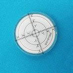 Ronde waterpas 66x11 mm wit, Ophalen of Verzenden, Nieuw