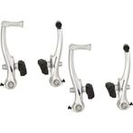 V-brake set Saccon voor en achter aluminium - zilver, Fietsen en Brommers, Fietsonderdelen, Verzenden, Nieuw, Saccon