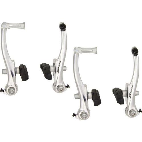 V-brake set Saccon voor en achter aluminium - zilver, Fietsen en Brommers, Fietsonderdelen, Nieuw, Verzenden