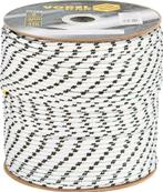 Touw op rol - 4mm - 400 meter - Wit/zwart, Ophalen of Verzenden, Nieuw