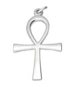 Zilveren Ankh ketting hanger XL, Verzenden, Nieuw