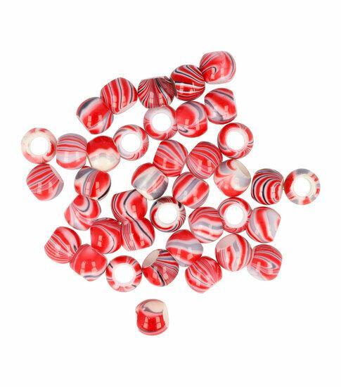 Haarkralen Marmer Fantasie Patroon Rood, Sieraden, Tassen en Uiterlijk, Overige Accessoires