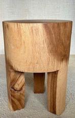 Kruk - Hout - Hocker uit één stuk hout