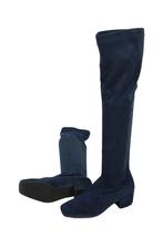 Manfield laarzen in maat 38 Blauw | 25% korting, Hoge laarzen, Zo goed als nieuw, Manfield, Verzenden