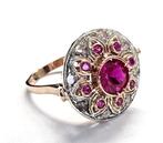 Zonder Minimumprijs - Ring - 9 kt. Roségoud, Zilver -, Sieraden, Tassen en Uiterlijk, Ringen, Nieuw