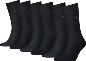 Tommy Hilfiger - Maat 39-42 - Sokken Heren 6P - Donker Blauw beschikbaar voor biedingen