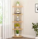 Hoekplank 5/6-laags opbergrek plantenrek boekenplank kast, Verzenden, Nieuw