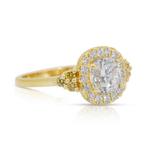 Ring - 18 karaat Geel goud - 1.93ct. tw. Diamant, Nieuw