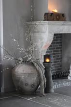 Aura Peeperkorn authentieke stenen waterpot - maat L, Huis en Inrichting, Woonaccessoires | Vazen, Nieuw, Ophalen of Verzenden