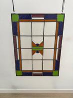 Art Deco Glas-in-loodraam - 71x53,5cm/ 4,15Kg - 1900-1910 -, Antiek en Kunst