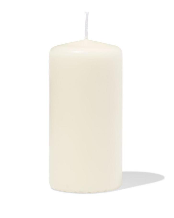 HEMA Stompkaars 7x14cm ivoor, Huis en Inrichting, Woonaccessoires | Kandelaars en Kaarsen, Nieuw, Verzenden