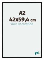 Fotolijst A2 - 42x59,4 cm - Zwart Mat - Kunststof - Antony, Huis en Inrichting, Woonaccessoires | Lijsten, Verzenden, Nieuw