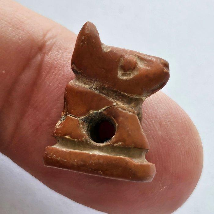 Sino-Mongools of Sino-Siberisch Jasper Wolfskop Kralen, Antiek en Kunst, Antiek | Overige Antiek