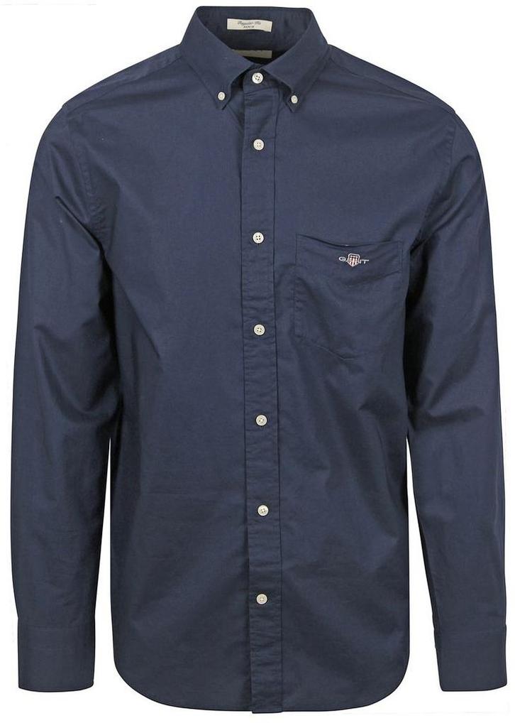 Gant Casual Overhemd Poplin Navy maat 3XL Heren, Kleding | Heren, Overhemden, Blauw, Nieuw, Verzenden