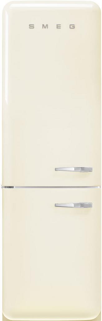 Smeg FAB32LCR6 retro jaren 50 koelkast - creme - linksdraaie, Witgoed en Apparatuur, Koelkasten en IJskasten, 150 tot 200 liter