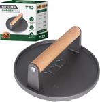 2dekans | TTD® Hamburgerpers Gietijzer XL - Hamburgermaker, Ophalen of Verzenden, Zo goed als nieuw, TTD