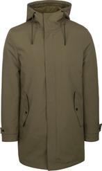Suitable Jas Hood Tech Olijfgroen maat M Heren, Kleding | Heren, Jassen | Winter, Nieuw, Suitable, Groen, Verzenden