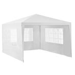 Paviljoen partytent met 4 zijwanden 4x3x2,55 m wit, Verzenden, Nieuw