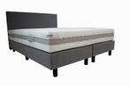 Hotel boxspring grijs Micropocket HR55 - 140x200 cm, Verzenden, Nieuw, Grijs, Modern