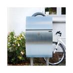 Allux 7000 brievenbus met paal 1007 staal - gegalvaniseerd, Tuin en Terras, Brievenbussen, Verzenden, Nieuw