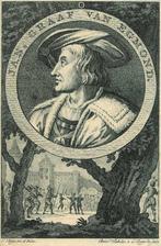 Portrait of John III of Egmont, Antiek en Kunst, Kunst | Etsen en Gravures