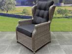Toscane XL lounge tuinstoel verstelbaar grijs, Tuin en Terras, Tuinstoelen, Ophalen of Verzenden, Nieuw, Wicker