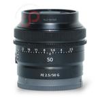 Sony 50mm 2.5 FE G nr. 3439, Audio, Tv en Foto, Fotografie | Lenzen en Objectieven, Ophalen of Verzenden, Zo goed als nieuw