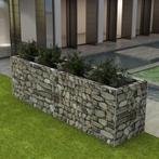 vidaXL Gabion plantenbak verhoogd 360x90x100 cm staal, 100 cm of meer, Verzenden, Nieuw, Metaal