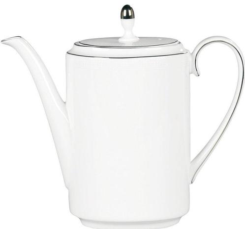 Wedgwood Vera Wang Blanc sur Blanc Koffiepot, Huis en Inrichting, Keuken | Servies, Nieuw, Overige materialen, Overige stijlen