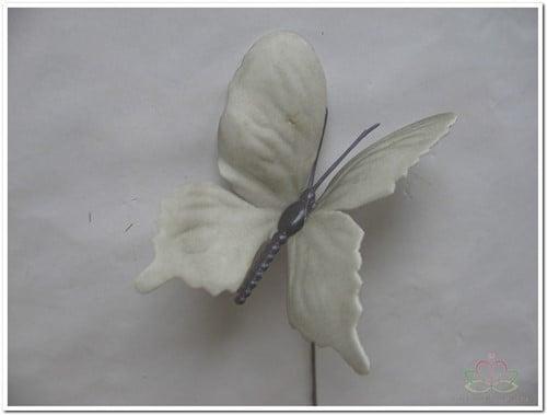 Vlinders van foam Grijs 6 cm Doos 36 stuks, Hobby en Vrije tijd, Knutselen, Nieuw, Ophalen of Verzenden