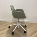 Tweedehands Normann Copenhagen bureaustoel groen - wit, Ophalen of Verzenden, Gebruikt, Stof, Eén