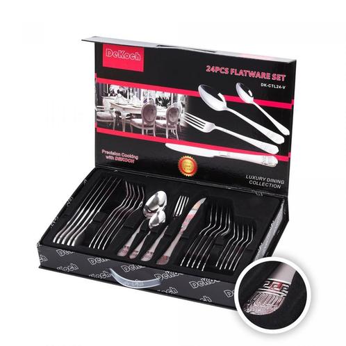 De Koch 24-Teiliges Besteckset mit Box - Vintage, Diversen, Overige Diversen, Nieuw