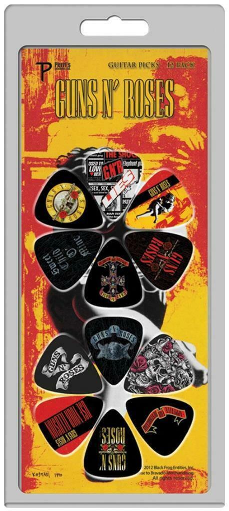 Guns N' Roses 12-pack Medium plectrum 0.71 mm, Verzamelen, Muziek, Artiesten en Beroemdheden, Gebruiksvoorwerp, Nieuw, Ophalen of Verzenden