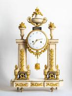 Portico klok Louis XVI - Verguld brons - 1790, Antiek en Kunst