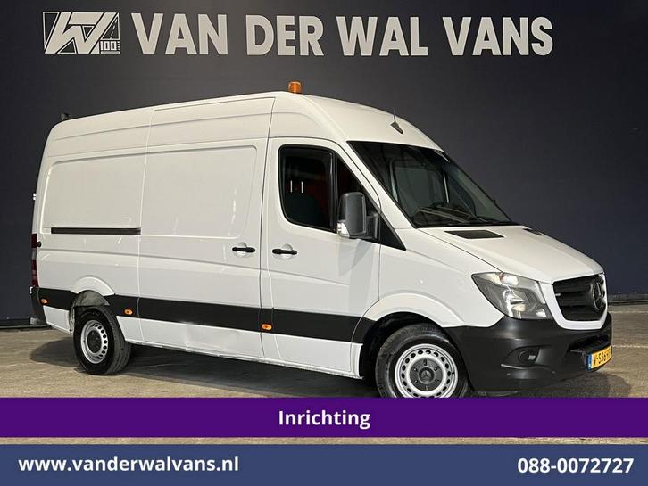 Mercedes-Benz Sprinter | 314CDI 143pk L2H2 inrichting Euro6, Auto's, Bestelauto's, Dealer onderhouden, Te koop, Handgeschakeld