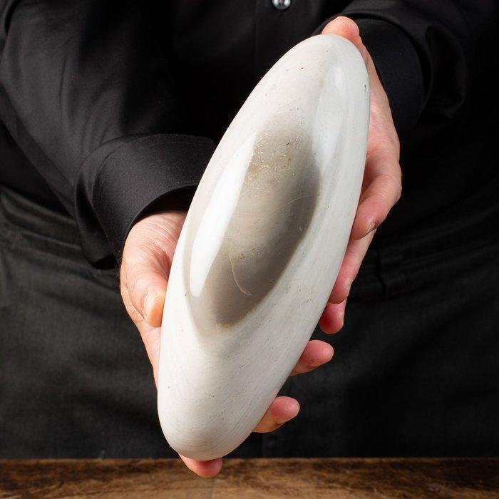 Mooie Agaat Ovaal (Shiva Lingam-vorm) - Hoogte: 230 mm -, Verzamelen, Mineralen en Fossielen