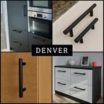 Handgreep / Handgrepen 96 mm RVS Zwart - Deurgreep Denver, Huis en Inrichting, Keuken | Keukenelementen, Verzenden, Nieuw