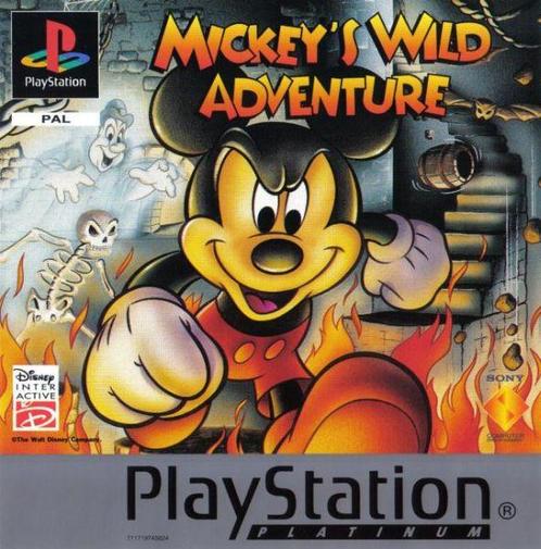 Mickeys Wild Adventure-Platinum (PlayStation 1) Gebruikt, Spelcomputers en Games, Games | Sony PlayStation 1, Zo goed als nieuw