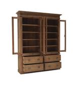 Landelijke klassieke kast, buffetkast, ladekast, servieskast, Teakhout, 200 cm of meer, Nieuw, Ophalen of Verzenden