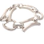 Zware zilveren dames armband | 21,5 cm (zware armband), Sieraden, Tassen en Uiterlijk, Armbanden, Ophalen of Verzenden, Gebruikt