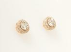 Oorstekers - 18 karaat Geel goud - 0.92ct. tw. Diamant