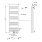 Handdoek Radiator BWS Cory 160x60 cm 557 Watt Midden en, Ophalen of Verzenden, Nieuw