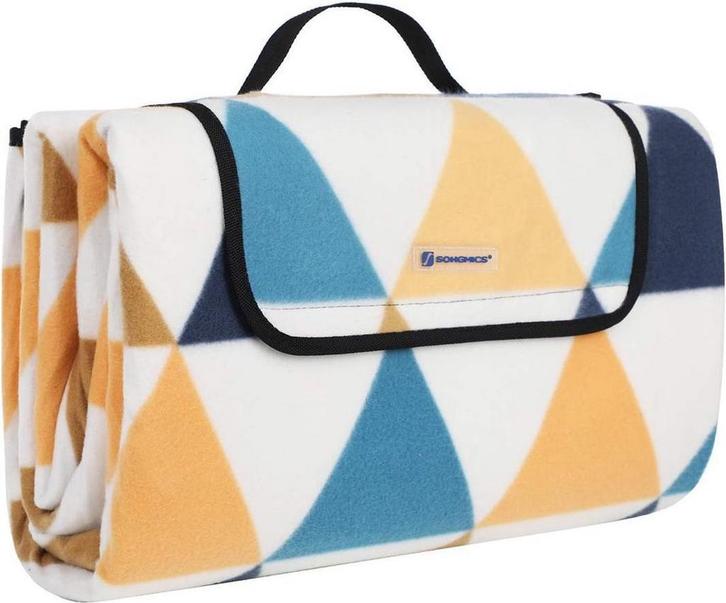 SONGMICS 200 x 200 cm XXL picknickkleed fleece, Caravans en Kamperen, Kampeeraccessoires, Verzenden