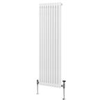 Traditionele 2 Kolom Verticaal Radiator - 1800 x 472mm - Wit, Verzenden, Nieuw