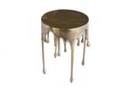 Extravagante bijzettafel LIQUID LINE 50cm goud druppelvormig, Ophalen of Verzenden, Nieuw