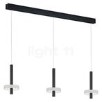 Helestra Kea Hanglamp LED 3-lichts, zwart mat (Hanglampen), Verzenden, Nieuw