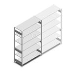 Deels gebruikte Heavy Duty legbordstelling 2500x1300x600 mm