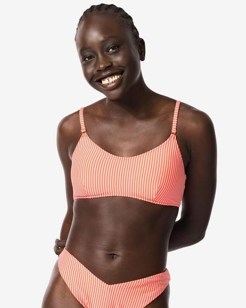 HEMA Dames bikinitop seersucker roze, Kleding | Dames, Overige Dameskleding, Nieuw, Verzenden
